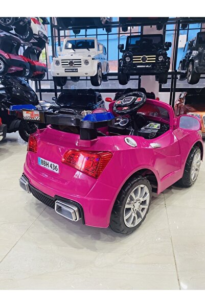 Genel Markalar Turhan Bebe Çocuk Araç Gereçleri Pembe Renk 12 Volt Akülü Araba 0-6 Yaş