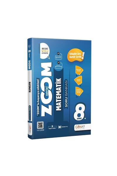 Günay Yayıncılık Günay Yayınları Zoom Serisi 8. Sınıf Matematik Soru Bankası ...