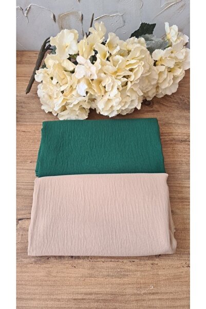 Nilbutik Tessetür Γυναικείο βαμβακερό Kraş Cazz Shawl Model - Σετ 2 τεμαχίων