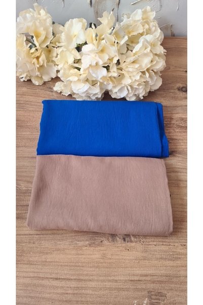 Nilbutik Hijab Women's Cotton Crash Jazz Shawl Model-Set of 2