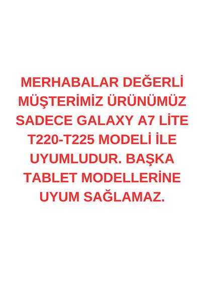 AQUA AKSESUAR Samsung Galaxy Tab A7 Lite T220-t225 Tablet Case with Figure for Kids
