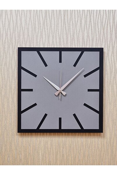 M&H Quality Decorative Wall Clock Wood (Acar Second Silent Mechanism) Metal S...