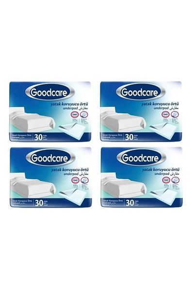 Goodcare 60X90 cm Bed Diapers - 30 Pieces X4 Pack