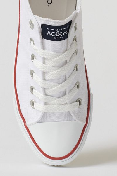 ALTINYILDIZ CLASSICS Pantofi sport de pânză, albi, de zi cu zi, pentru bărbați
