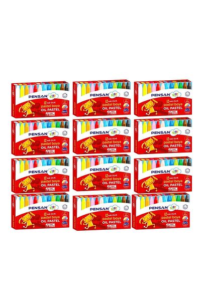 Pensan Kidz 12 Color Crayon 12 Pieces