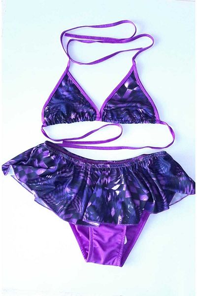 ÇEÇEN HOME Women's Bikini Set Patterned
