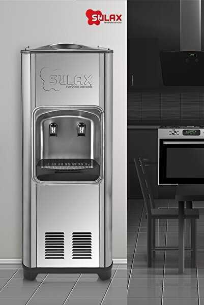SULAX Sanayi Tipi Sebil 48 Litre Soğutmalı Arıtmalı Paslanmaz Endüstriyel Su Sebili