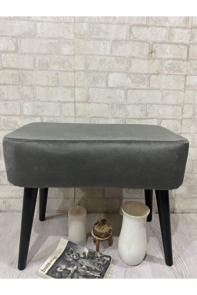 arkın koltuk döşeme Puf,, Ahşap Siyah Ayak ,ince Zarif ,spor Dikiş, Modern Ta...