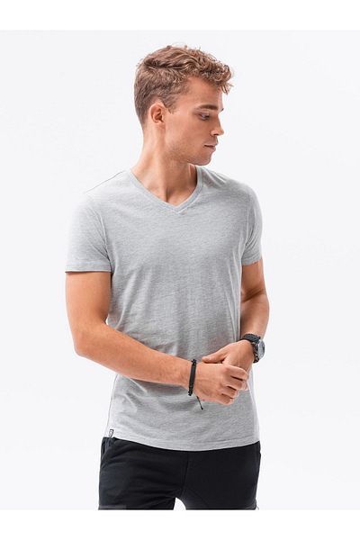 OMBRE Z29 V-1 - Oliv, Béžová, Braun Set, Kurzarm-T-Shirt (Sada 3)