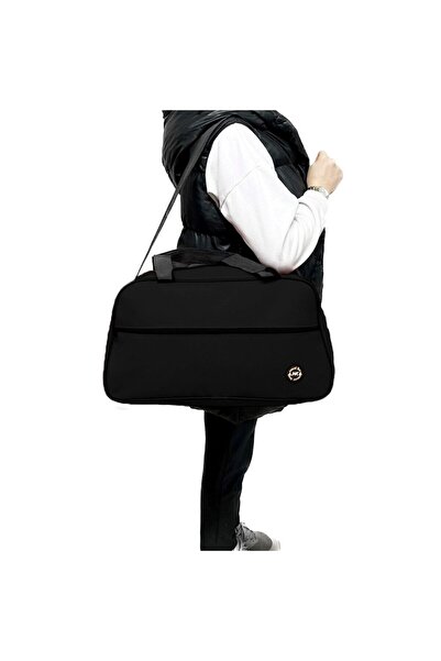 NK Siyah Büyük Boy Spor Seyahat Çantası