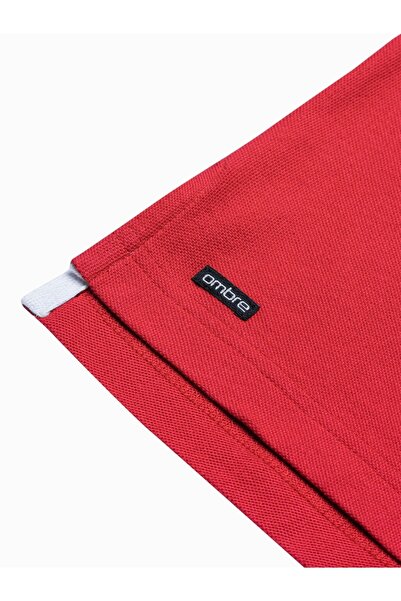 OMBRE Schlichtes Poloshirt S1381