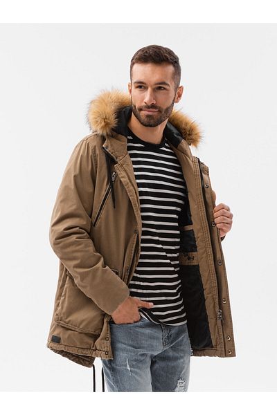 OMBRE Winterjacke C512 - schwarz