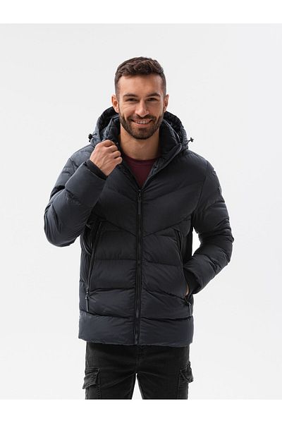 OMBRE Winterjacke C519 - dunkelgrün