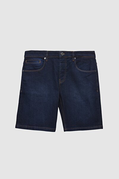 Tween Super Slim Fit Lacivert Pamuklu Denim Şort
