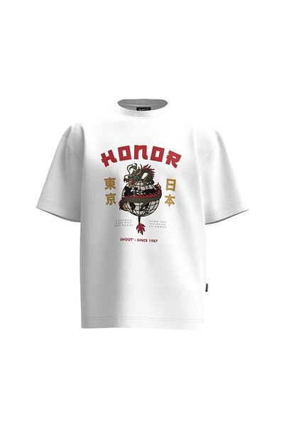 Shout Υπερμεγέθη Shout Honor Oldschool Unisex T-Shirt