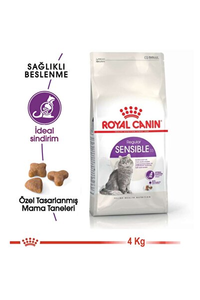 Royal Canin Sensible 33 Hassas Yetişkin Kedi Maması 4 Kg
