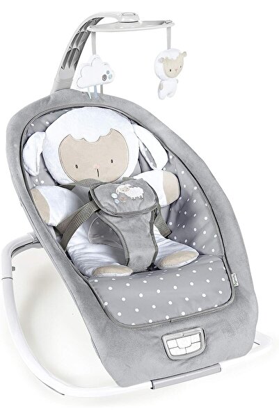 Ingenuity Fedai Bebek ve Çocuklar için Salıncak, Kuzu Kucakla, Titreşimli, 2 Peluşlu Oyunun Yayı