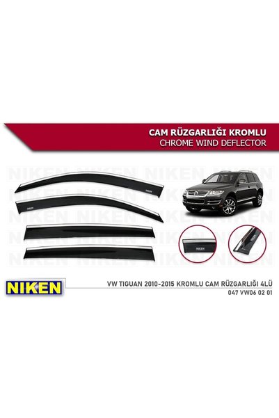 Niken Vw Tiguan Kromlu Cam Rüzgarlığı Niken 2010-2015 arası modeller