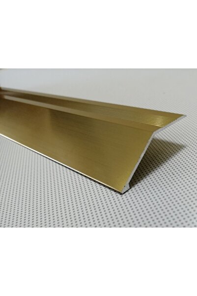 TAHTASAKAL ALÜMİNYUM Alüminyum Kot Farkı Profili - Zemin Geçiş 90 Cm Altın Sarısı