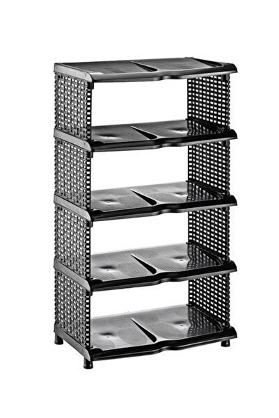 Sağlam Sgl 186 Rattan Ayakkabılık Siyah