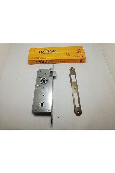 KALE Extra Inner Door Recessed WC Lock 35 Mm Oval Mirror 169RWC