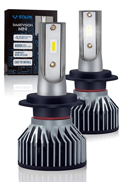 STARK H8 Led Xenon Far Ampulü Kısa Tip Mini Slim Csp Şimşek Etkili Smart Vision