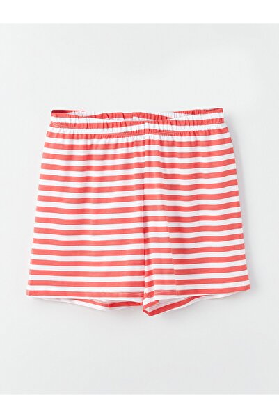 LC Waikiki Crew nyakú Mickey Mouse nyomott rövid ujjú női pizsama szett rövidnadrággal