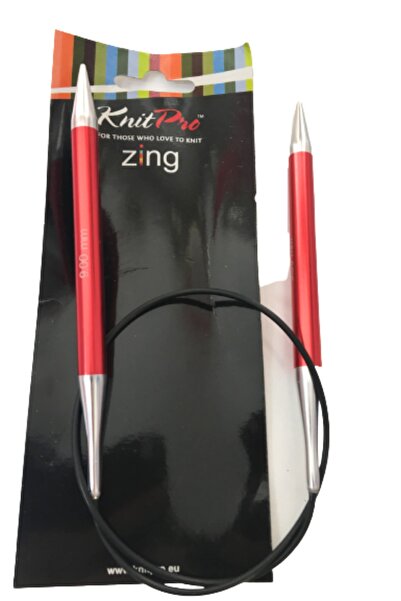 KnitPro Zing 9 Mm, 60 Cm Misinalı Şiş