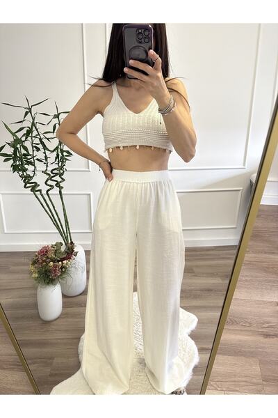 Nisan BELİ LASTİKLİ BOL PAÇA ПАНТАЛОНИ