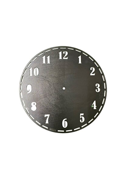 aladepo بكرة ساعة مكرامية خشبية باللون الأسود 30 سم