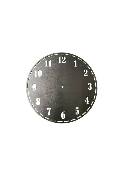 aladepo Дървена макара за часовник Макраме Черна 20 см