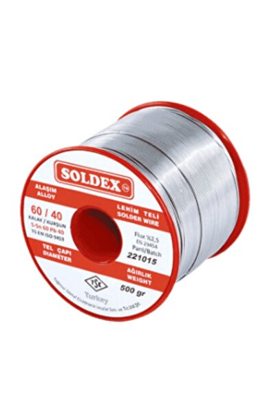 Soldex LEHİM TELİ 1.20Mm 500Gr Sn60 Pb40