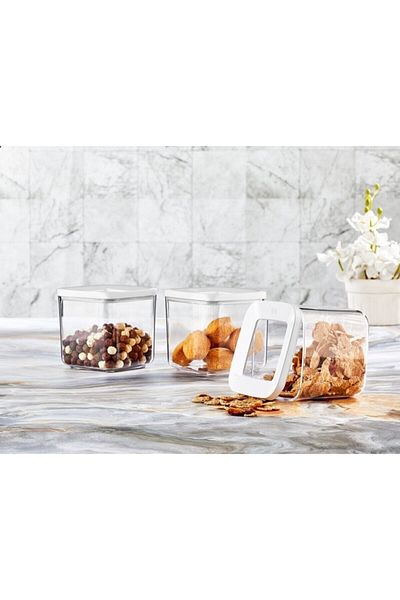 VİP AHMET Vp-186 3-Piece Square Storage Container 3 X 0.70ml