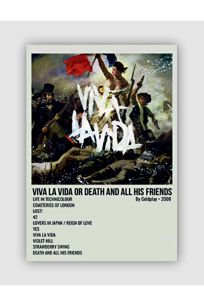 fırsatlar diyarı Viva La Vida Or Death And Hall His Friends Duvar Posteri - D...