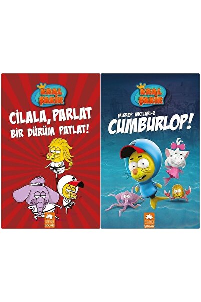 Eksik Parça Kral Şakir 13 Cilala Parlat Bir Dürüm Patlat + Mikrop Avcıları 2 2 Kitap Varol Yaşaroğlu