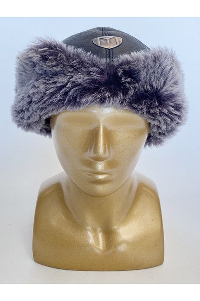 Dericibey Kayi Length Model Natural Lambskin Hat