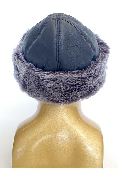 Dericibey Kayi Length Model Natural Lambskin Hat