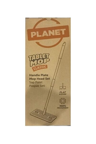 Spin Mop Orijinal Planet Yedek Sopa &#43; Palet &#43; Bez Seti (TABLET MOP YEDEK SETİ)