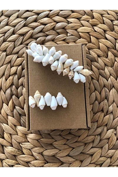 BAL KÜPÜ AKSESUAR Набір пряжок ручної роботи "Мати і дочка" з морської раковини