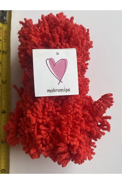 Makromİps MAKROME HOBİ YARDIMCI İP(10 metre) KUZUM KUZUCUK BUKLET ANAHTARLIK GÖKKUŞAĞI İSİMLİK KAPI SÜSÜ İP