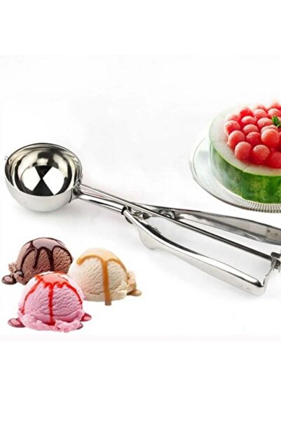 Impress Metal Pull Drop Ice Cream Spoon - Ideal Ice Cream Scoop for Ice Cream Presentation