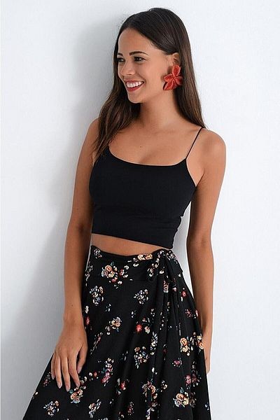 byhaziran butik Bustier mit Seilriemen