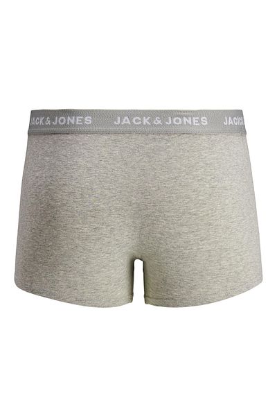 Jack & Jones Trunk Boxershorts BASIC PLAIN im 5er Pack mit elastischem Bund und Logoprint