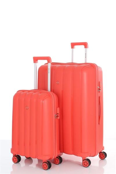 MÇS Mçs Polipropilen 2'li Valiz Seti Büyük & Kabin V305