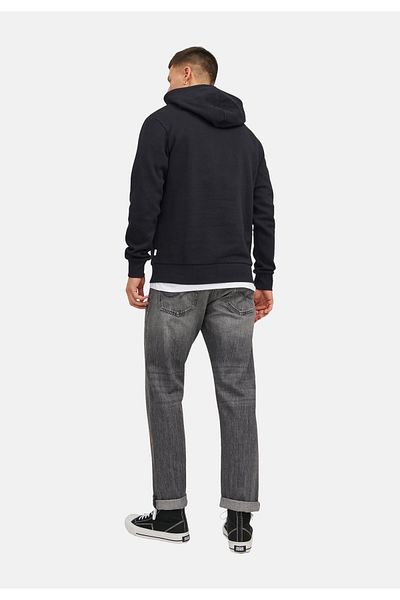 Jack & Jones Corp Logo Kapuzenpullover - Tunnelzug Kängurutasche and Label-Print Hoodie