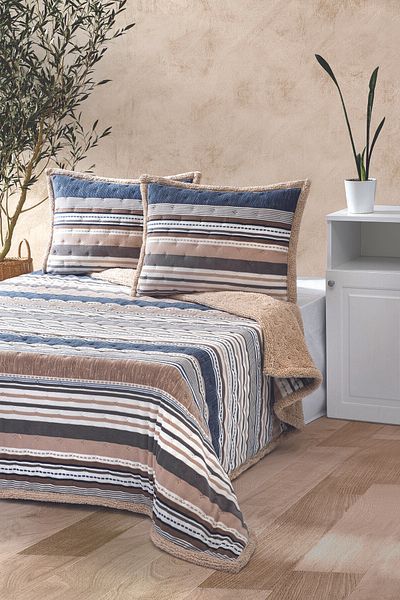 Bella Home Кувертюра за легло Allday Bona Blue