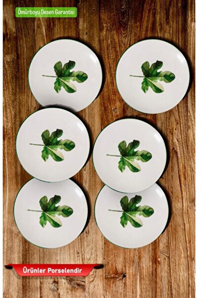 Güral Porselen Chance 6'lı Desenli Sunum Ve Servis Tabagı