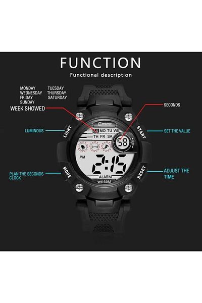 SMAEL Digital Children's Youth Wristwatch