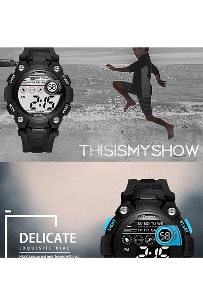 SMAEL Digital Children's Youth Wristwatch