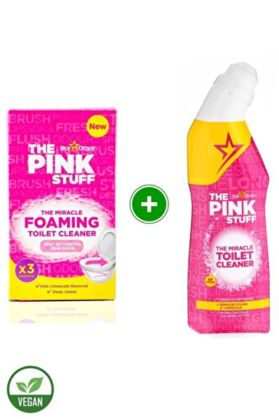 ThePinkStuff Mucizevi Tuvalet Temizleyici 750ml + Köpüren Tuvalet Temizleyici 3 Adet
